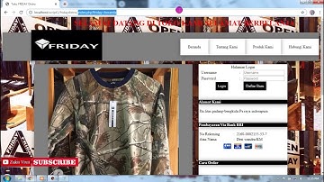 APLIKASI TOKO ONLINE DENGAN PHP MYSQL