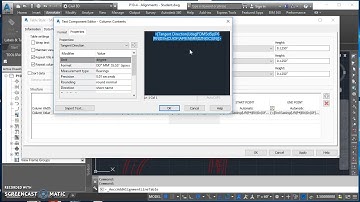 Creating an Alignment Line Table and Curve Table in Civil 3D