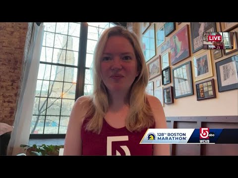 WCVB's Emily Maher prepares for the first Boston Marathon