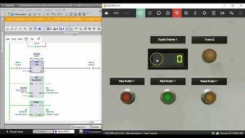 Siemens TIA Portal & Factory IO (Timer Tutorial)