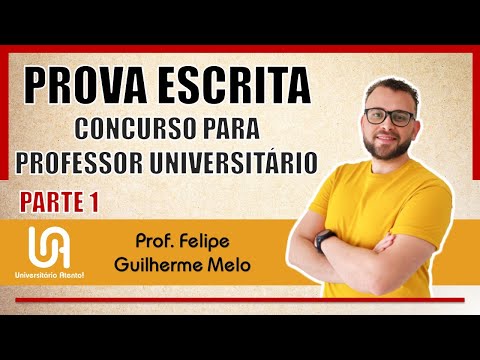 Concurso para PROFESSOR UNIVERSITÁRIO - 10 dicas para PROVA ESCRITA [Parte 1]