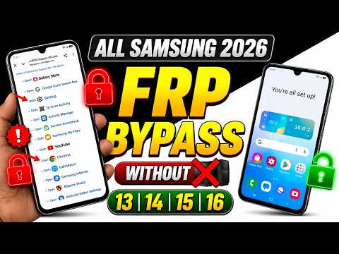 How To Remove Samsung FRP Lock 2026 | Android 13/14/15/16 | No PC | Google Account Bypass 100% DONE