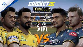 He HIT 6 SIXES!! 🤫 | CSK vs GT Match 8 💛| Cricket 26 screenshot 5