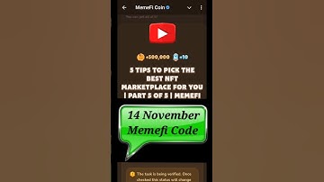 5 Tips to Pick the Best NFT Marketplace for You | Part 5 of 5 | MemeFi code today|#memeficode