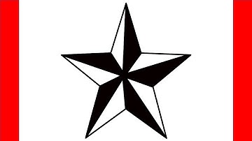 How To Draw 3D Star - Step by Step Drawing