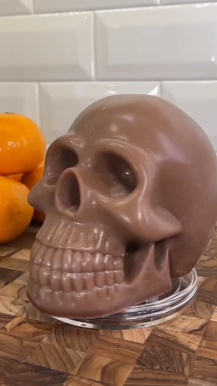 Chocolate jelly skull ? #shorts