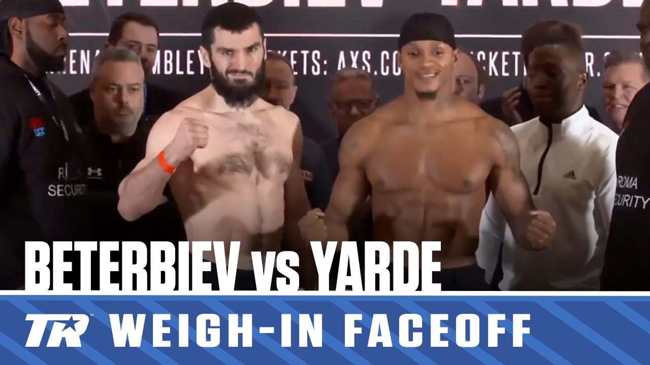 Artur Beterbiev and Anthony Yarde Make Weight Unification Bout Official Sat 230 PM ET ESPN+