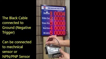 LED Andon Production Counter Display | Rejection Counter | NPN | 4 digit Counter | RS232 | RS485