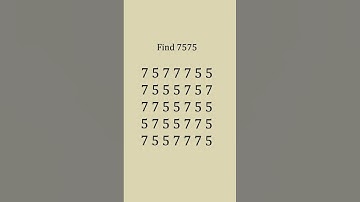 Find the  Number 7575 - Math Quiz  #math #quiz #shorts