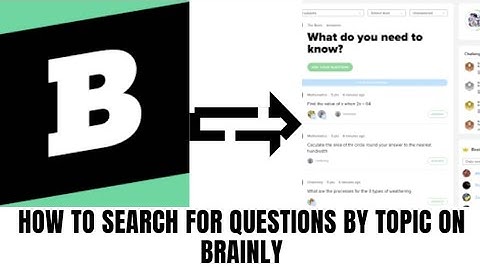 HOW TO SEARCH FOR QUESTIONS BY TOPIC ON BRAINLY MOBILE APP