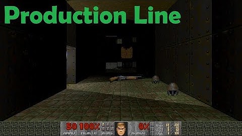 Doom 2: Production Line by Orcsbreath / Short deadly map - my first few attempts / UV & Commentary