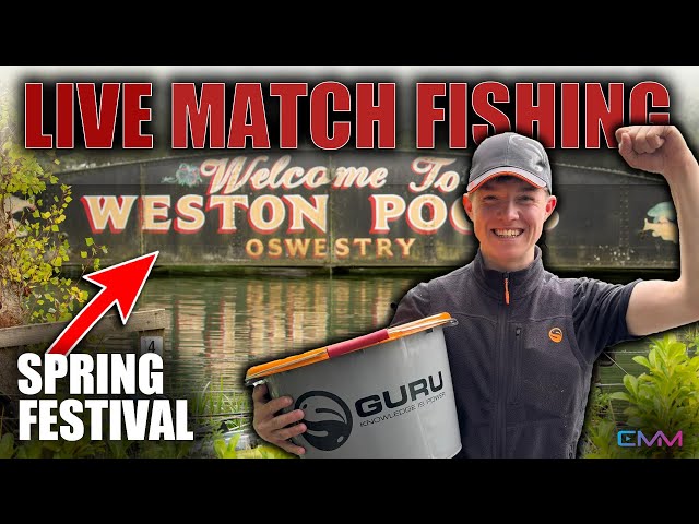 LIVE MATCH Action at Weston Pools ~ Tackle Guru John Oliver Memorial Spring Festival Coverage class=