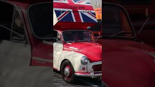 Quirky Morris Minor Camper with Union Jack #camper #morrisminor #classiccamper #moggieminor