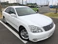 adloop-cars 18年5月式  後期クラウン3.0ロイヤルサルーン 256馬力 HDDナビ HID ETC 革ステアリングスイッチ付きハンドル