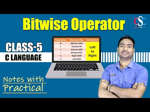 Bitwise Operators in C Language |All Bitwise operator with practical | हिंदी में