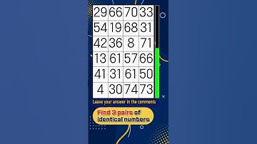 Find the duplicate numbers 732