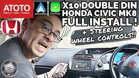 Honda Civic MK8 Radio Upgrade - ATOTO X10 Apple/Android 7" Screen - It Has It All - Full Install.
