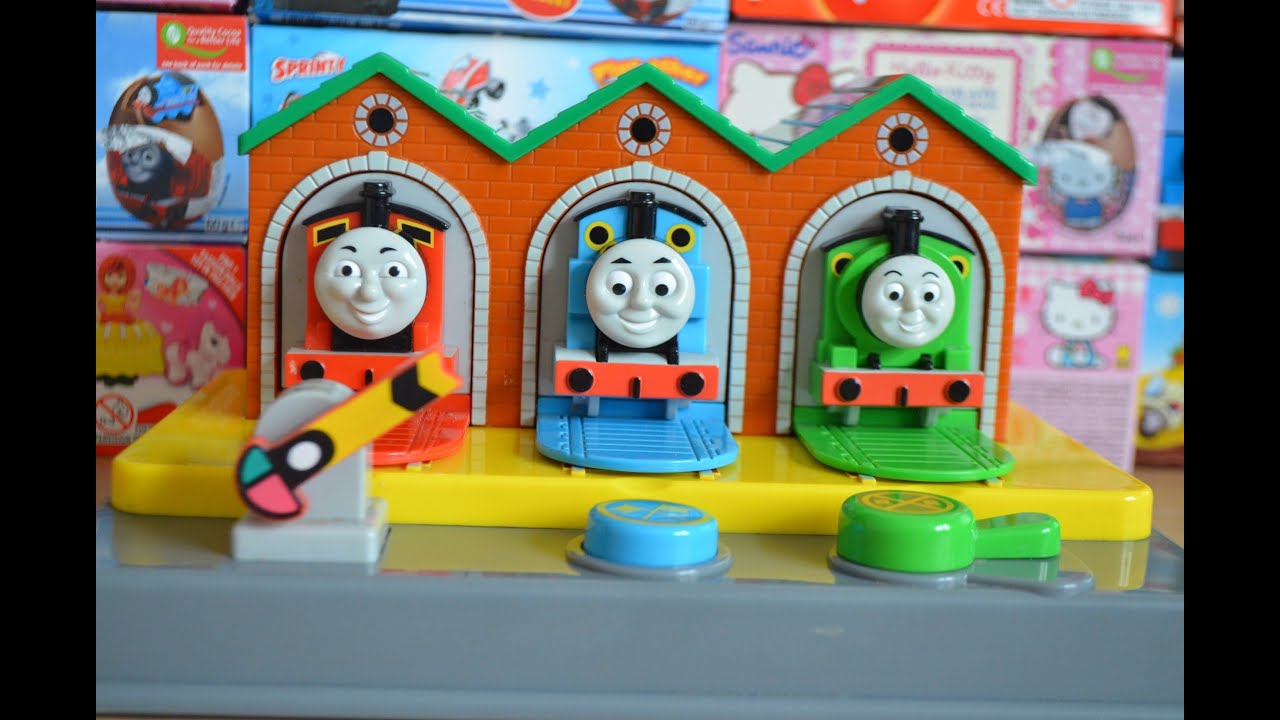 Thomas Fun Box Thomas And Friends Fun Push Toy Thomas The Tank James Percy Kinder ...