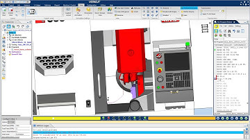 VERICUT CNC Simulation of a Haas UMC 500