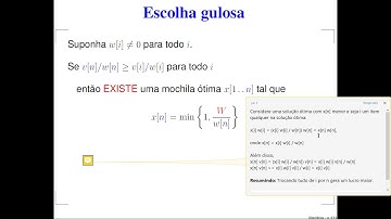 Construção e Análise de Algoritmos - UFC - Algoritmos Gulosos - Mochila Fracionária