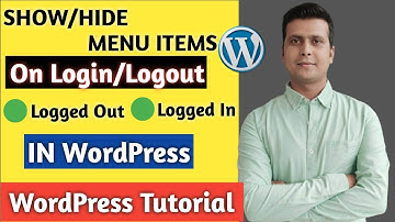 Show Or Hide WordPress Menu Items on Login and Logout | Restrict Logged In and Logged Out Users Menu