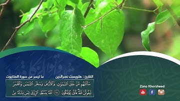 القارئ هلويست نصرالدين تلاوة خاشعة جداً لنهاية سورة العنكبوت | HD