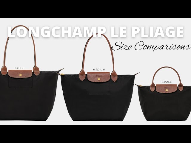 Longchamp Le Pliage Size Comparison 