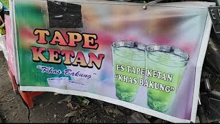 Segarnya Es Tape Ketan..  🍃💦...  Indonesia street food