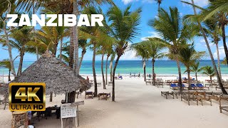 Zanzibar, Tanzania - Beach \& resort walking [4K video]
