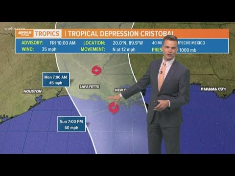 Tropical Storm Cristobal Hits Louisiana, Mississippi Coasts
