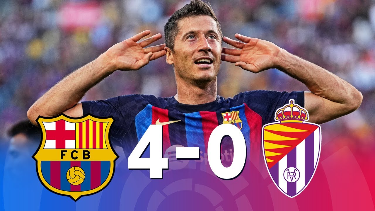Barcelona vs Real [4-0], La Liga 22/23 - MATCH - YouTube