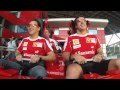 Ferraris alonso and massa ride worlds fastest rollercoaster at ferrari world