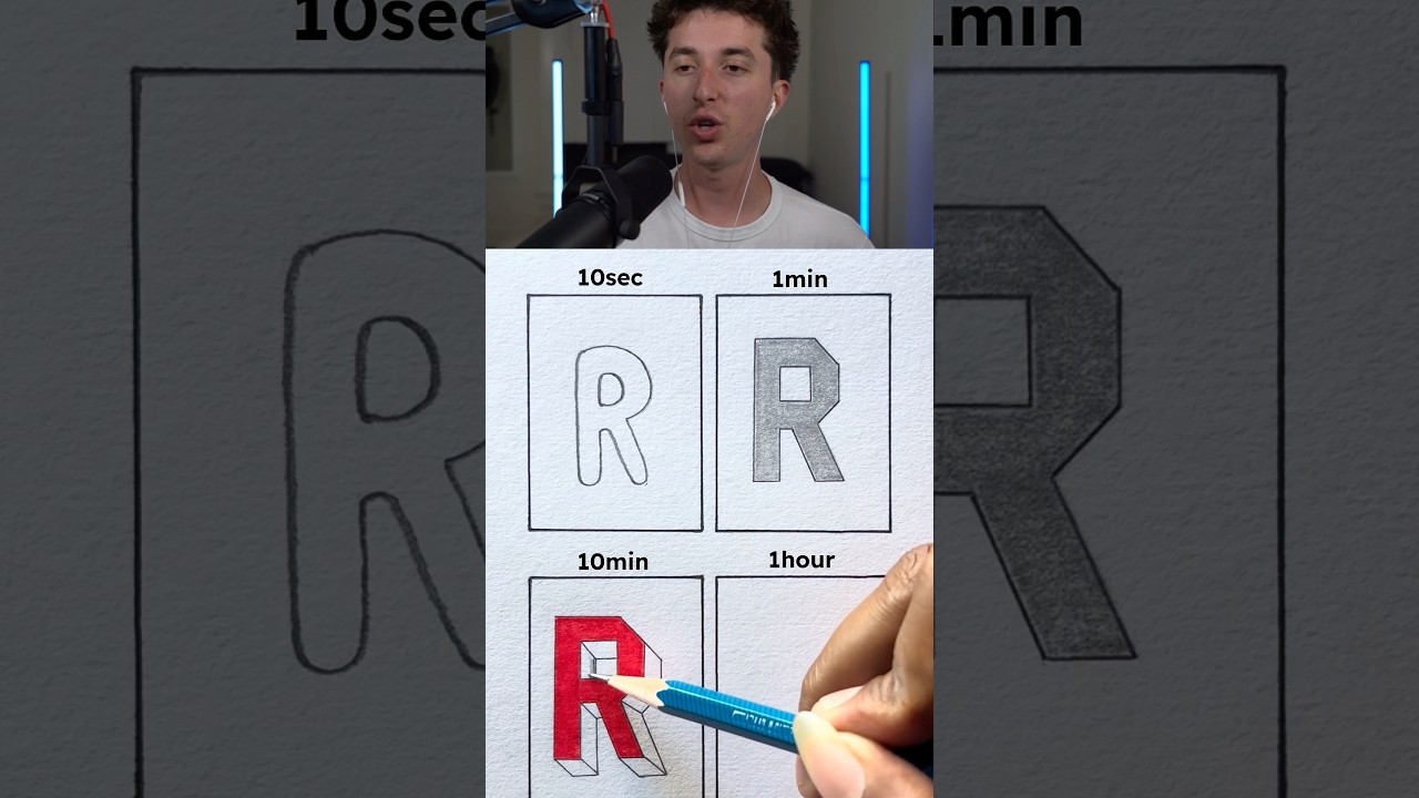 The Letter R Draw Challenge ✍️✍️✍️