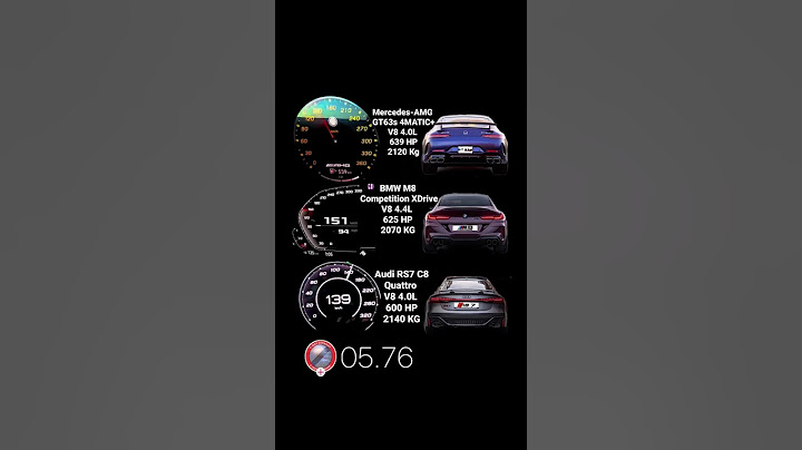 Mercedes AMG GT63 S vs BMW M8 Competition vs Audi RS7 C8 #accelaration #beschleunigung