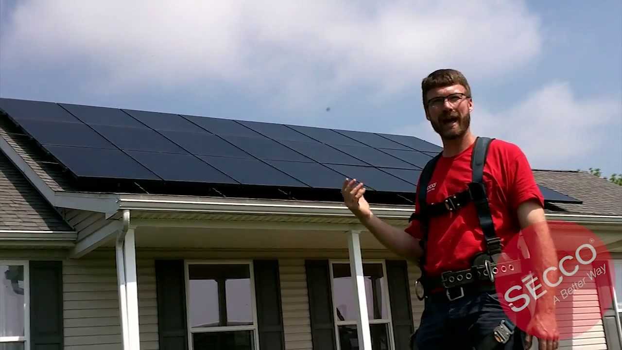 SECCO Inc. Installation of Sunpower X Series Panels YouTube