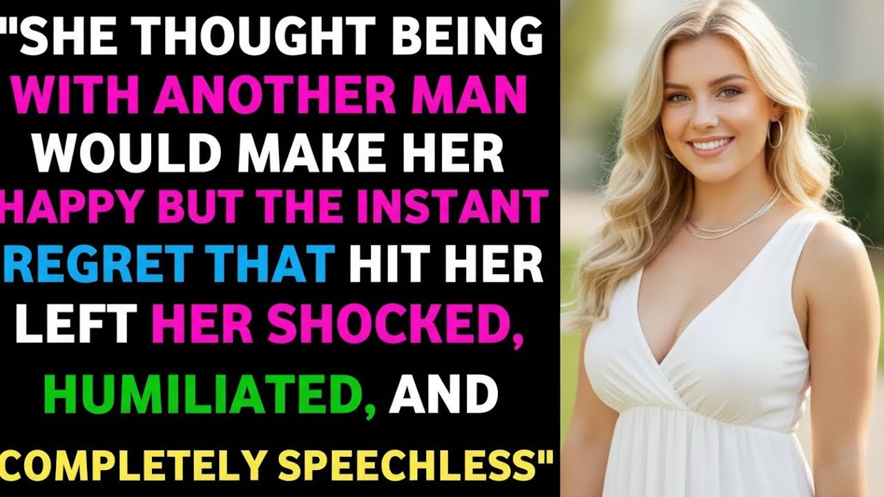 She Thought  Being with Another Man Would Make Her Happy But the Instant Regert 