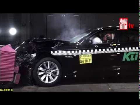 2011 BMW 5-Series (F10) Brake Assist Demonstration (Test Performed By Dekra) - YouTube