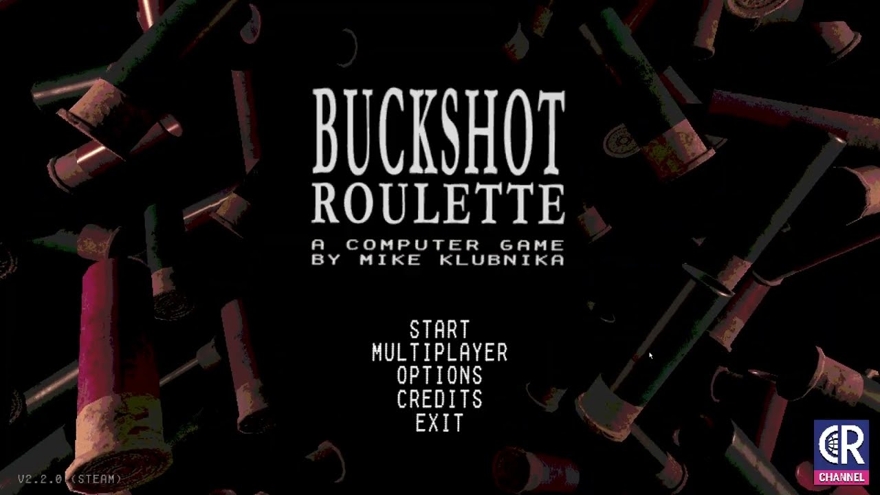 Trying my hardest to not get shot by myself or another in Buckshot Roulette