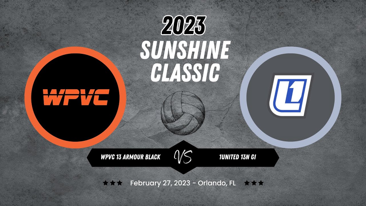 🟠⚫️ 2023 Sunshine Classic—CONSOLATION—Game 8—WPVC 13 Armour Black vs