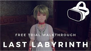 Last Labyrinth VR First minutes gameplay - No commentary walkthrough - Oculus 2 Virtual Reality screenshot 5