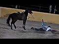 LONCHE se CAE de un CABALLO en DIRECTO 