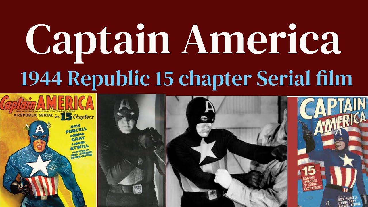 Captain America 1944 Republic 15 chapter Serial Film YouTube Captain America 1944 Republic 15 chapter Serial Film YouTube