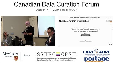 Canadian Data Curation Forum - Panel Discussion