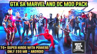 😍GTA SA 70+ SUPER HERO MOD PACK WITH POWERS🔥 | 😎DIRECT [MEDIAFIRE] LINK | 💝AVENGERS AND DC AND OTHER screenshot 3