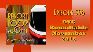 ResortLoop.com Episode 598 – DVC Roundtable November 2018