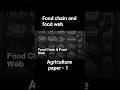 Food Chain &amp; Food Web | Complete Summary + Important Facts |# UPSC #Agriculture #Optional Paper 1