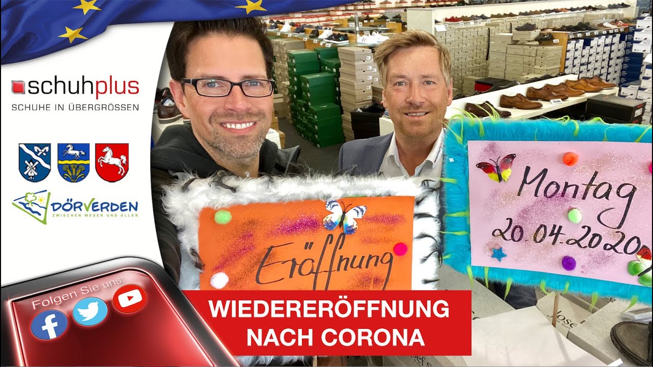 Wiedereröffnung nach Corona: schuhplus öffnet Ladentüren in Dörverden