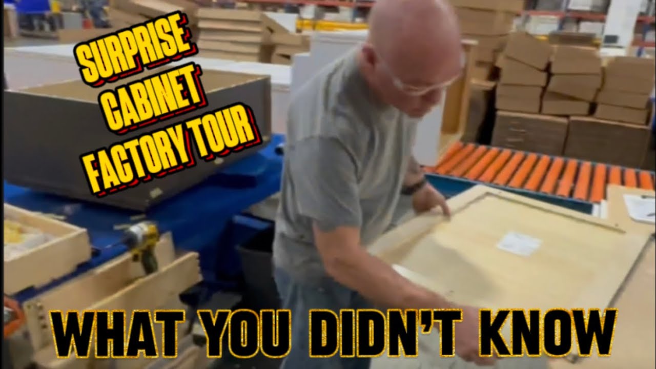 Cabinet Factory Tour! What you need to know before you purchase ...