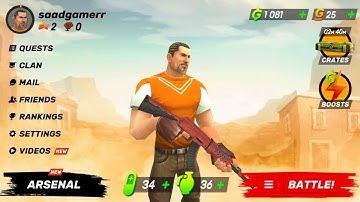 guns of boom - how to play with friends - gameplay