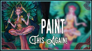 Paint this Again! ♦ How My Art Changed Since College ♦ Lotus